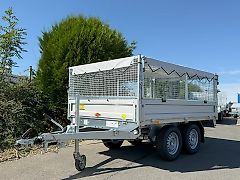 Böckmann Hochlader Anhänger 2000 kg HL-AL 2516 Laubgitter Zubehör