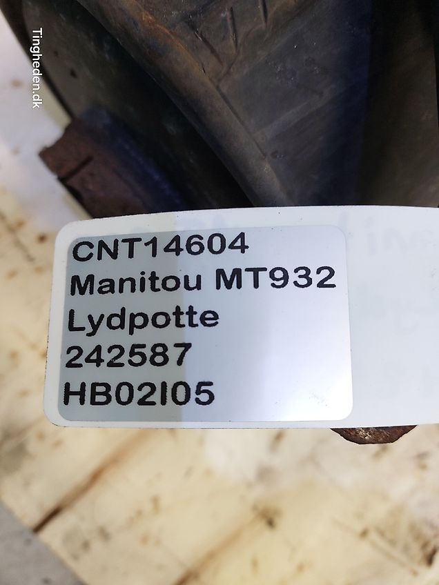 Manitou MT932 (Spare part/Reservedel/Ersatzteil)
