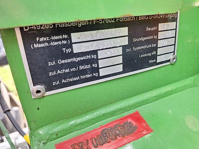 Amazone EDX 6000-2FC