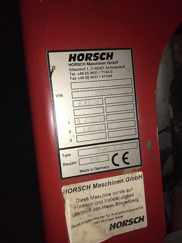 Horsch Pronto 6 KR