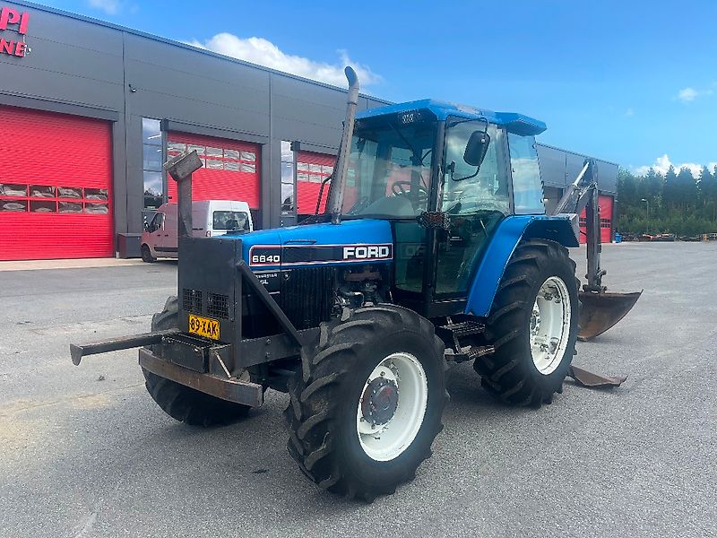 Ford 6640 SL / Kaivuulaite, 4 kauhaa
