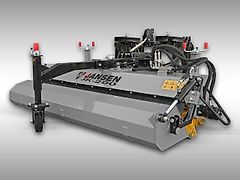 Jansen Traktor Kehrmaschine Jansen JK-200, Euroaufnahme, KAT.1+2, Palettengabel