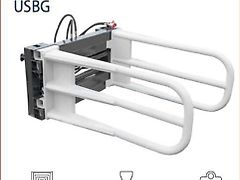 QUADERBALLENZANGE für HOFLADER EUROTRAC W13 - Greifwerkzeug Quadratballen Strohballen Heuballen Landwirtschaft - Anbaugerät für Radlader Stalllader Kleintraktor Landmaschine Nutztierhaltung Hofbetrieb