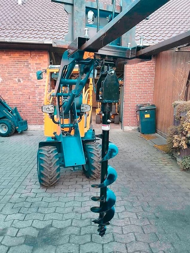 NEU Erdbohrer mit Palettengabelaufnahme für Radlader, Hoflader, Traktor, Frontlader & Schlepper - z.B Eurotrac oder Weidemann - Garten- & Landschaftsbau Straßenbau Forstwirtschaft Landwirtschaft