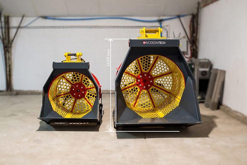 Moderntech Rotary drum screen / Siebtrommel / Tamis rotatif / Przesiewacz bębnowy PSB-250