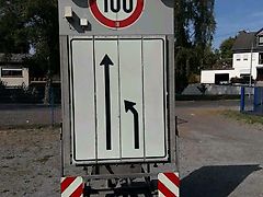 Nissen Verkehrsleittafel Verkehrssicherungsabhänger Horizont