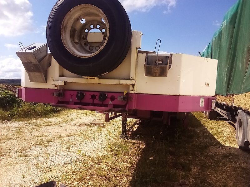 Broshuis Semi-Tieflader Teleskop mit Rampen, TÜV neu