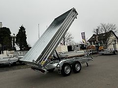 Saris Dreiseitenkipper HDS Stahl 3000 kg E-Pumpe Kipper 3 meter