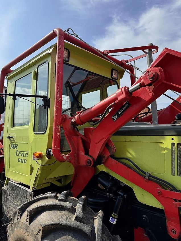 Mercedes-Benz MB Trac 800 mit Werner Forstausstattung, BJ 1991, Selbstbau-HH, Funkfernbedienung, Seile neuwertig, alle Kupplungen 400 Stunden, technisch guter Zustand