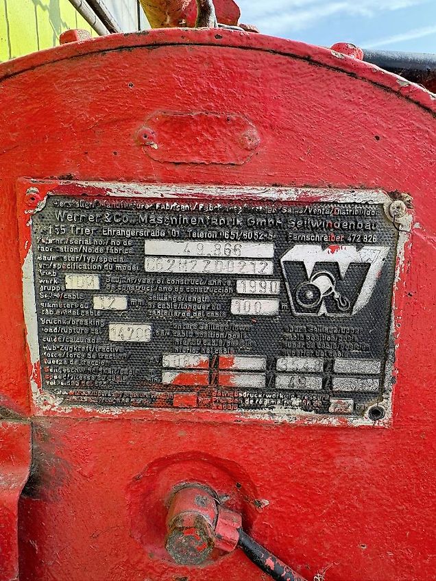 Mercedes-Benz MB Trac 800 mit Werner Forstausstattung, BJ 1991, Selbstbau-HH, Funkfernbedienung, Seile neuwertig, alle Kupplungen 400 Stunden, technisch guter Zustand