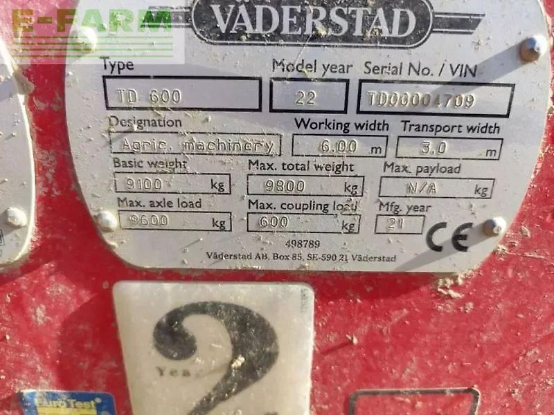 Väderstad td600