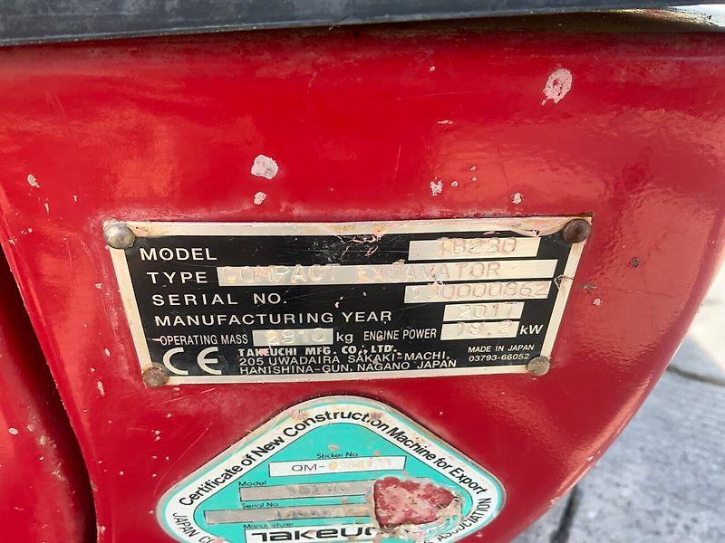 Takeuchi TB230 Digger (ST23665)