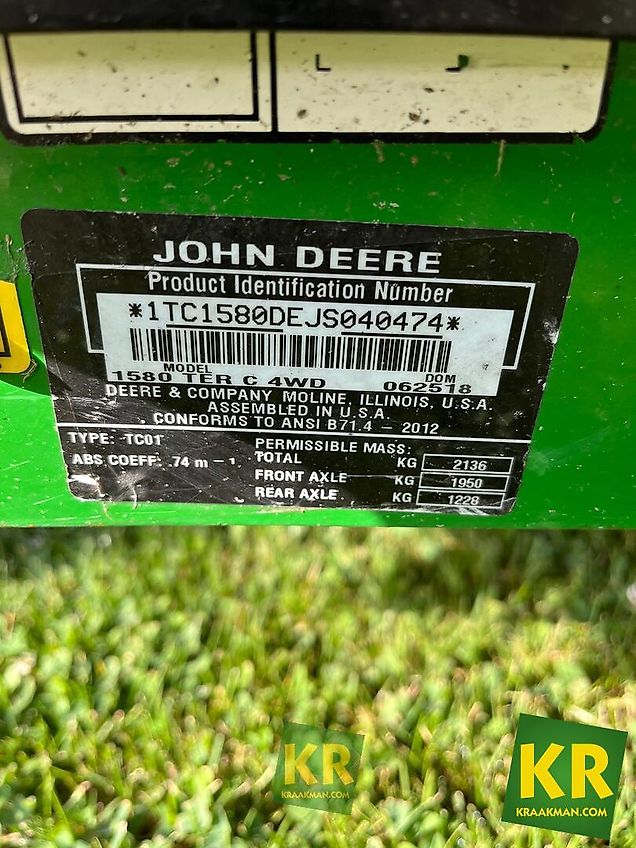 John Deere 1580 #28385