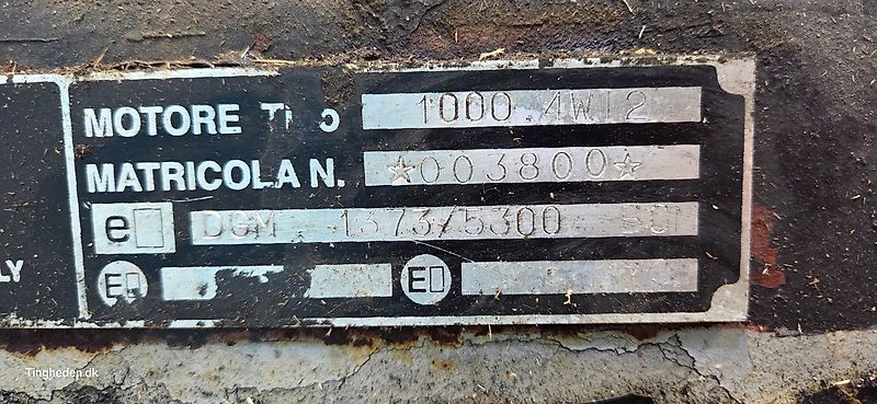 Deutz 1000.4WT2 (Spare part/Reservedel/Ersatzteil)