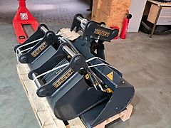 Werkzeugpaket MS 03 Grabenräumlöffel hydraulisch 120 cm + Tieflöffel 40 cm & 60 cm | MS03 Symlock