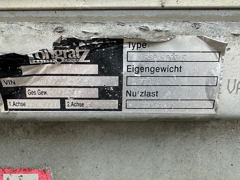 Pongratz PKW-Anhänger