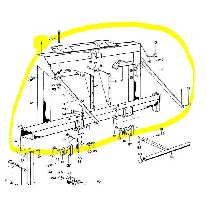 Kemper RAMA PRZYSTAWKA KEMPER 4500 + CLAAS JAGUAR 800 LCA67657