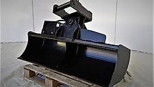 Hydr Grabenräumlöffel 1,20 Baggerlöffel 1200 mm Minibagger MS03 1,0 - 2,5 Tonnen