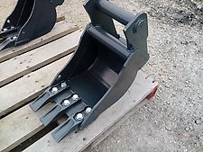 Baggerlöffel Tieflöffel Minibagger MS03 30 cm 0,8 - 2 T 300 mm mit Zähnen