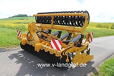 AGRISEM Maximulch 3m Kurzscheibenegge-Tiefenlockerer Kombination T-Sem Walze bis 25cm