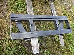 Palettengabel Euro SW- Anbau - Rahmen  mit Zinken SONDERPREISE-NEUE Palettengabel mit 1,2 mtr. Zinken - Rahmen mit Zinken