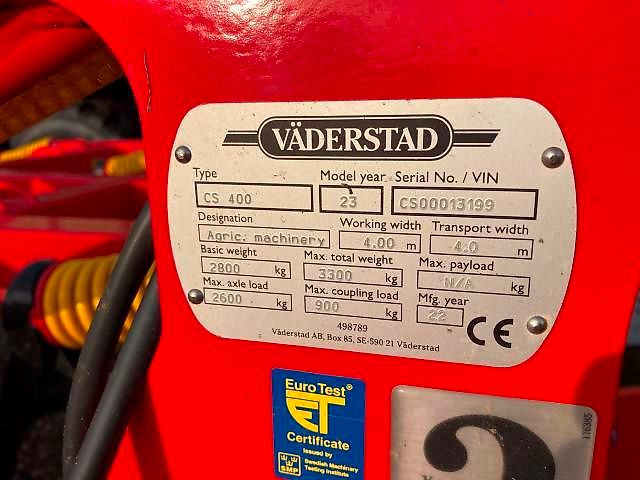 Väderstad CULTUS CS 400