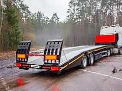 Cynkomet Plattformauflieger / Semi-trailer / Semi-remorque / Naczepa platformowa SL-28M 27 t