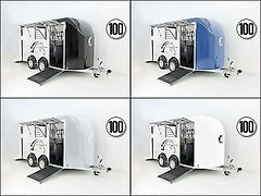 Cheval Liberte Pferdeanhänger Maxi 3|3 Pferde|Pullmann 2 Fahrwerk