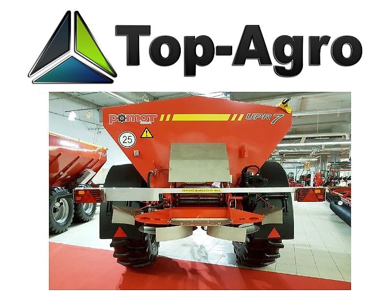 POMOT Grossflächenstreuer 7 Tonnen Einfachkette bzw Doppelkette UPR7